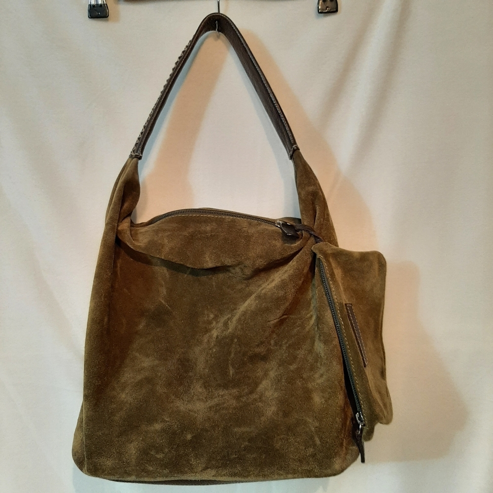 Dooney Bourke Suede and Leather Tote